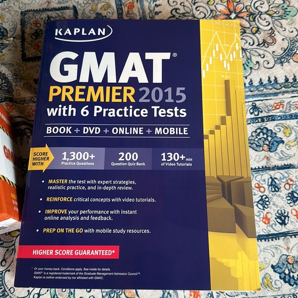 🌺.GMAT Study Guides by Kaplan, Barron’s  & Manhattan - Picture 8 of 9